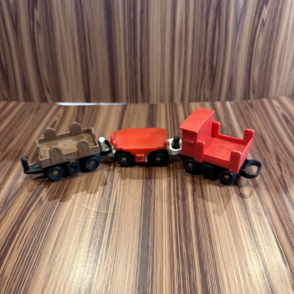 2003 Fisher Price Geotrax Tracktown Railway Replacement Pieces 3 Cars - Picture 3 of 10